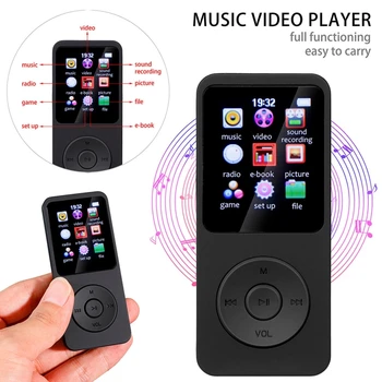 Mini MP3 player Studentski Glazbenih Playera Sportske Bluetooth Vanjske Čitači E-knjiga MP3 Music Player Moderan Sportski Walkman Player MP3