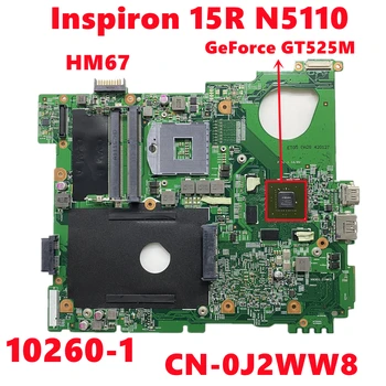 CN-0J2WW8 0J2WW8 J2WW8 Za Dell Inspiron 15R N5110 Matična ploča laptopa 10260-1 Matična ploča s N12P-GE-A1 DDR3 HM67 100% Testiran je u REDU