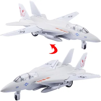 Prodaja F-14 Panda Borac Model Legure, Simulacija Livenja Pod Pritiskom Otklopni-Model, Dječji Sklopivi Borac Nakit, Besplatna Dostava