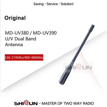 Originalna Antena MD-UV380 MD-UV390 UHF VHF Dvofrekvencijska Antena za MD UV380 MD UV380 SMA-Male TYT Pribor za Voki Toki