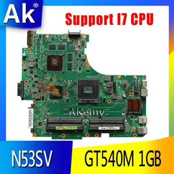 AK N53SV Matična ploča za laptop ASUS N53SN N53SM N53SV N53S N53 Testovi izvorna matična ploča GT540M 1 GB HM65 Podrška I7 PROCESOR
