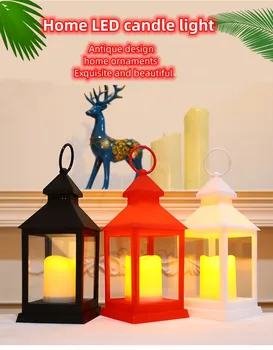 Moda led svijeća vjetar lampa uređenje doma dvorište hotel svadbeni nakit proizvodi godišnjeg odmora scena izgled sjeverne Europe
