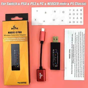 Adapter za bežični kontroler MayFlash MAGIC-S PRO za Nintend Switch /PS4 /PS3 /PC /NEOGEO mini /PS Classic kontroler za Xbox 360