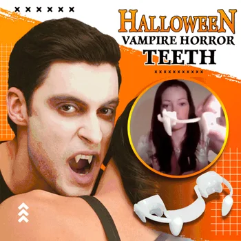 Pop Zube Vampir Igračke na Halloween DIY Cosplay Lažni Zubi Čudovište Vukodlak Zombija Očnjake Maske, Kostim za Odrasle Djecu