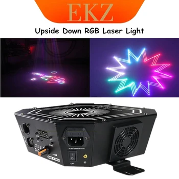 Obrnuti Laserski Snop 1000 W/1500 W RGB Previsokog RGB Laser Projekcija Lampa Umjetničko Rasvjeta Show Za Kućne Zabave KTV DJ Parket