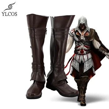 Vruće Igre Ubojica Ezio Аудиторе Cosplay Večernje Cipele Halloween Večer Na Red Cipele Za Unisex