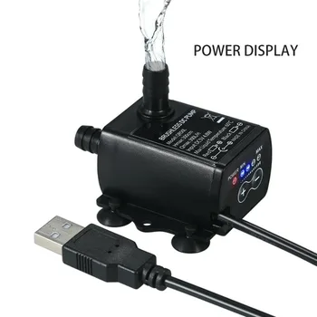 Brushless, Vodena pumpa Ultra-tihi Mini USB DC 5 4,8 W 300Л/H Vodootporan izvor Pumpa sa stalnim Magnetskim Rotorom
