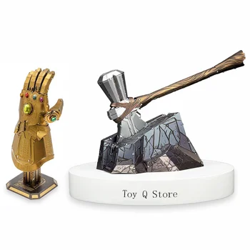 Disney i Marvel 3D Model Zagonetke Thor Stormbreaker Infinity Gauntlet Figurica Metal Prikupiti DIY Zagonetke Igračke za Djecu Poklon