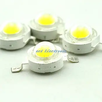 3 W-bijelo svjetlo high power led žarulje zrna bijela astigmatizam LED 160-180LM (10 kom.)