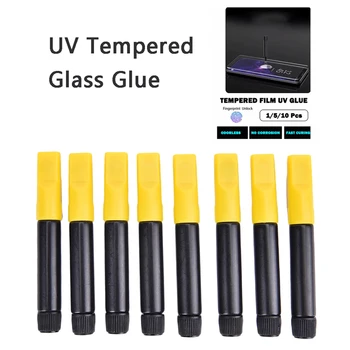 Kaljeno Staklo Ljepilo Zaslon Zaštitnik UV Fluid Za Sve Mobilne Telefone Ljepilo za 3D Zakrivljena, Bezolovni Ljepilo Rub Potpuno Pokriva Staklo Ljepilo