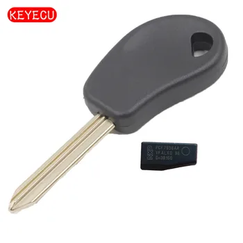 Ključ-Transponder Keyecu s Praznim Oštricom SX9T + Čip ID46 za Citroen Saxo Nervozan Slanje Picasso, C5, C6 Berlingo