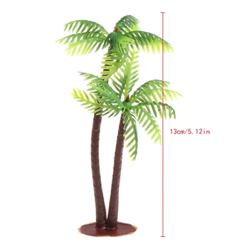 1PC Mini-Krajolik Krajolik Model Simulacije Kokos Palme Stablo Dom Dekor Dekoracija