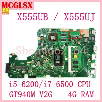 X555UB i5-6200/i7-6500 4G Ram memorija 940 M/V2G Matična ploča Za ASUS X555UJ X555UF X555UQ X555UB X555U F555U A555U K555U Matična ploča Koristi