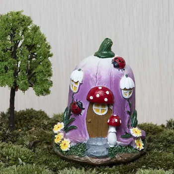 Veliki Gljiva Kuća Nevjerojatan Vrtni Patuljak Terariju Od Mahovine home Dekor Za Rukotvorina Od Smole Bonsai Vrt lutkine Minijature Figurica