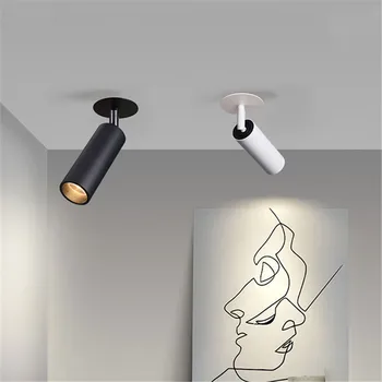 Crno-Bijele LED Ugradna plafonjere 7 W 10 W 3000 Do 4000 Do 6000 Na Led lampa za Kuhinje, Trgovine, Stropne lampe