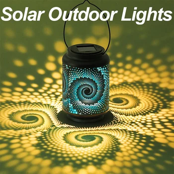 Kreativni Sunčeva Svjetlost Vanjski Nadzemni Lantern 3D Puž Žarulja svjetlo noći Kreativni Željezni Lampa Vanjski Vrt Vodootporne Led Svjetiljke