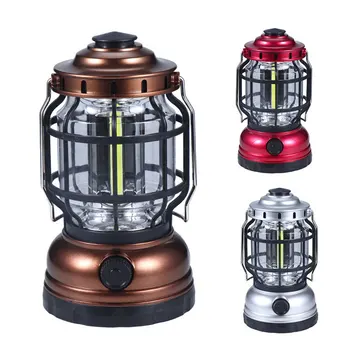 Vanjski COB Kamp Lanterna Klasicni Kamp Svjetlo Prijenosni Led Hitne Punjiva Lampa Šator Svjetlo Kuka Ručni Kamp Svjetlo