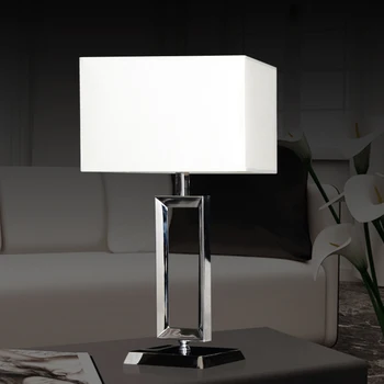 Moderna luksuzna europska lampe od nehrđajućeg čelika, američka klasicni industrijska vjetar, željezni lampe, krevet, srebrna ukrasna lampa