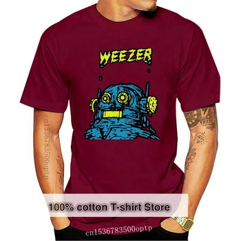 Nova Muška Crna Majica Alternativne rock grupe Weezer, Veličine S-3XL