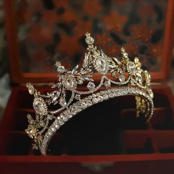 klasicni elegantan vjenčanje crown atmosferske vjenčanja tijara kristalno vjenčanje pribor za kosu