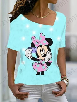 Ženska t-shirt Disney -shir, Ženska odjeća, Nova ŽENSKA MODA BLUZA Veličine, ženske ljetne majice kratki rukav Veličine Plus