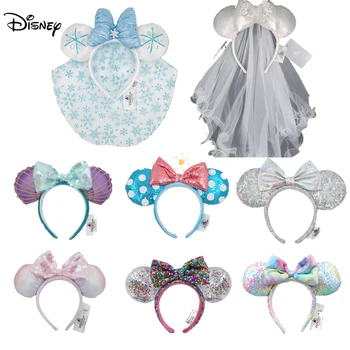 Novi Disney Mickey Uši Kawai Elsa Princeza cosplay povez za glavu pokrivala za glavu, dječji zabavni park pribor za kosu dječji poklon igračke