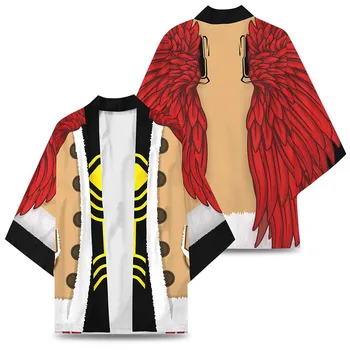Anime je Moj Heroj Akademije Hawks Takami Кейго Cosplay Kimono Ogrtač Odijelo s 3D ispis Kardigan Ogrtač i Kaput