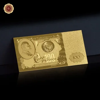 Позолоченная Novčanica Dar Rusija 100 Rublje Novčanica Prodaja na Veliko Novčanica od Zlatne Folije za Suvenir
