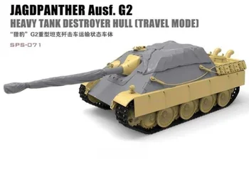 1/35 bijeli model tenka Panther D-type iz tar, model transportnog kule u prikupljanju, zahtijeva upotrebu boja modela SPS-071