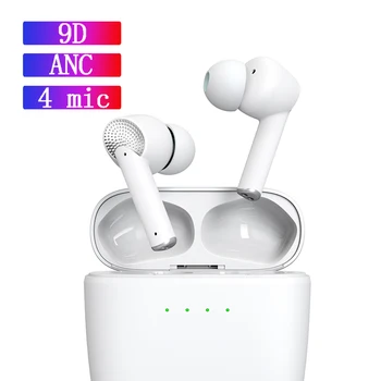Bežične Bluetooth Slušalice 5.2 ANC S Aktivnim Buke TWS Slušalice S Dubokim Bas Slušalice 4-ulaz za mikrofon ENC Poziv Za iPhone i Android
