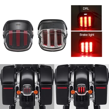 1x LED Stražnje Stop svjetlo stražnje kočnice, low profile Dimljene stražnja svjetla, u skladu sa Harley Davidson Dyna Sportster