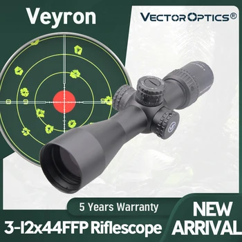 Vektorska optika Veyron FFP 3-12x44 ovaj izuzetno kompaktni optički ciljnik Pneumatski prizor Prvi Фокальная avion 1/10 MIL .223 7,62 AR15 Pištolj