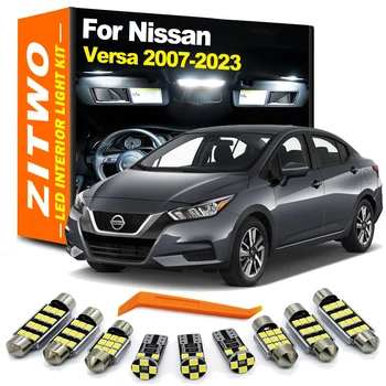 ZITWO LED Svjetiljke za unutarnju rasvjetu Registarske pločice Kit Za Nissan Versa 2007 2009 2011 - 2015 2017 2019 2020 2021 2022 2023 dodatna Oprema