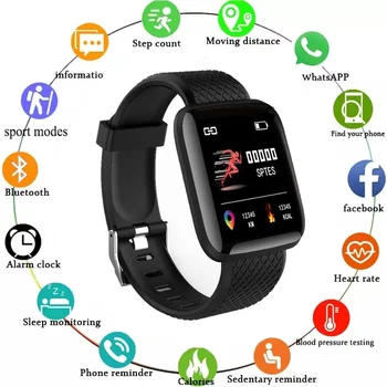 Smart Monitor Srčane Touch Satovi za Muškarce i Žene Inteligentni Bluetooth Vodootporni Digitalni Sportski Ručni Sat za Android i IOS