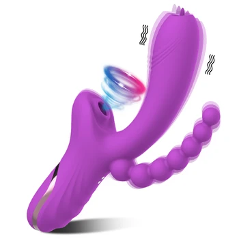 3 U 1 Klitoris Dojenče Vagina Sisa Vibrator Stimulator Klitorisa Pušenje Oralni Seks Igračke za Bradavice, za Odrasle, 18 Ženske Robe
