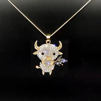Duge Ogrlice i Privjesci za Žene Maxi Collier Femme Geometrijski Lanac Trendi Crystal od Austrian Accessories Nakit