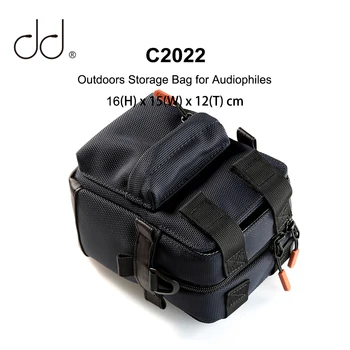 DD ddHiFi C2022 Torba za Pohranu na otvorenom za Audiofile Tamno Plava Torbica za Hi-FI Playera, Slušalice, Pojačala za slušalice DAC