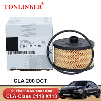 Filter ulja TONLINKER A2811800201 Za Mercedes-Benz CLA Class C118 X118 2019-2022 CLA 200 1.3 L M282 A2001800009 Auto Oprema