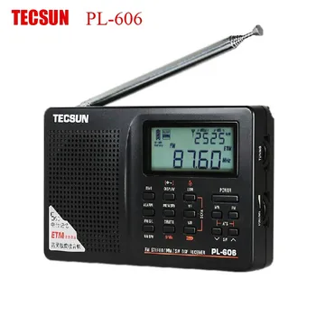 Originalni TECSUN PL-606 DSP Radio FM Stereo/MW/SW/LW Radio digitalni полнодиапазонный FM Stereo Portable Radio