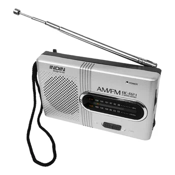 Džepni Минирадио Snažan Signal Višenamjenski Ugrađeni Zvučnik punog Raspona AM/FM 2-Stazni Stereo Portable Radio za Starije R21