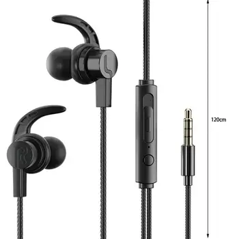 NOVE Vruće Ožičen Slušalice Univerzalne 3,5 mm Slušalice Stereo Slušalice Visoke Kvalitete Ožičen Slušalice Za Mobilni Telefon Glazba Igre Sport