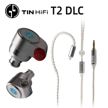 Slušalice TINHIFI T2 DLC 10 mm Borac Dinamičan Hi-Fi sustav s 2-pin Kabel IEMs Earbud