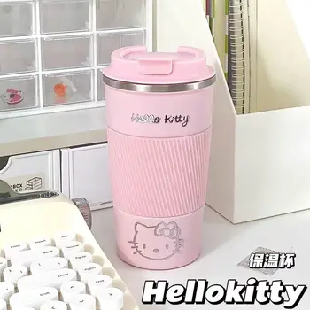 Sanrioes Hello Kitty Jednostavan Termos Od Nehrđajućeg Čelika Anime Пачакко 500 ml Ins Niša Djeca Studenti Svakodnevni Šalica Mlijeka Par Poklon