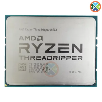 AMD Ryzen Threadripper 1950 X 16 jezgri 32 toka Osnovni radni takt od 3,4 Ghz Max. Povećanje frekvencije do 4,0 Ghz Socket sTR4 TDP180W