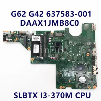 637583-001 637583-501 637583-601 Matična ploča za Pavilion G62 G42 Matična ploča laptopa DAAX1JMB8C0 s procesorom I3-370M 100% u potpunosti ispitan