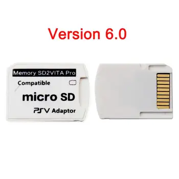 Adapter za memorijske kartice za Sony PS VITA V6.0 SD2VITA Pro Henkaku 3,65 System 1000 2000 TF microSD Kartica PSVКонвертер Bijela