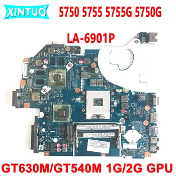 LA-6901P Matična ploča za Acer 5750 5755 5755G 5750G Matična ploča laptopa PGA989 HM65 GT630M/GT540M 1G/2G GPU DDR3 100% Testiran