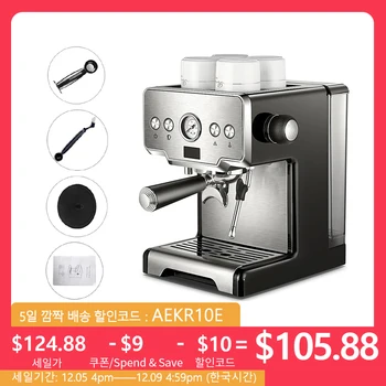 Aparat Crm3605 15 bar Talijanska Poluautomatski Kućanski aparat za Espresso kavu s latte i cappuccino moka
