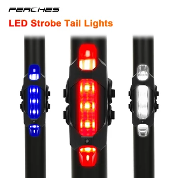  Biciklistička dugo Svjetlo LED USB Punjiva ili Akumulatorski Mountain Bike Biciklistička Lampa Vodootporan Svjetiljke Pribor Za Bicikle
