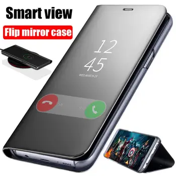 Pametan Ogledalo Flip torbica za telefon Redmi Note 9S 9 Pro Max 8 8T 8A 7 7A 6A K20 K30 Torbica za Xiaomi Mi 10 9 8 Lite 9T A3 CC9 CC9E